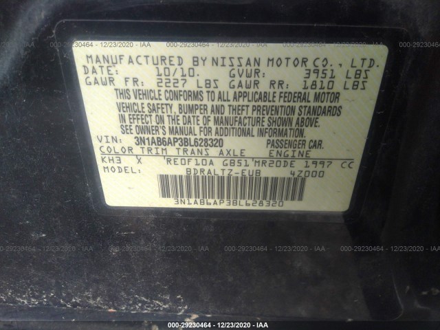 Photo 8 VIN: 3N1AB6AP3BL628320 - NISSAN SENTRA 