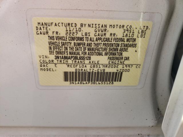 Photo 9 VIN: 3N1AB6AP3BL655128 - NISSAN SENTRA 2.0 