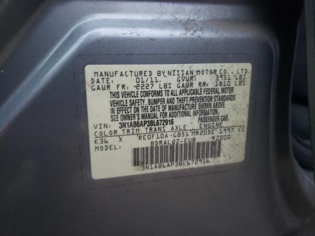 Photo 11 VIN: 3N1AB6AP3BL672916 - NISSAN SENTRA 