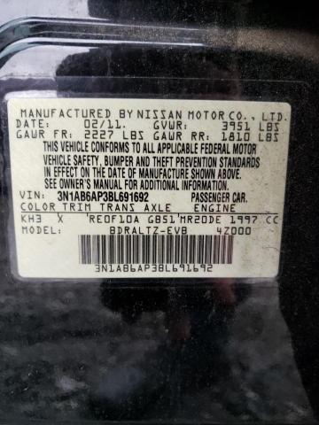 Photo 11 VIN: 3N1AB6AP3BL691692 - NISSAN SENTRA SR 