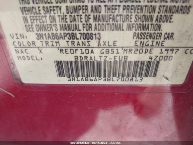 Photo 8 VIN: 3N1AB6AP3BL700813 - NISSAN SENTRA 