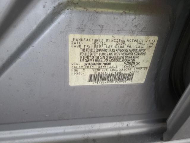 Photo 12 VIN: 3N1AB6AP3BL710905 - NISSAN SENTRA 