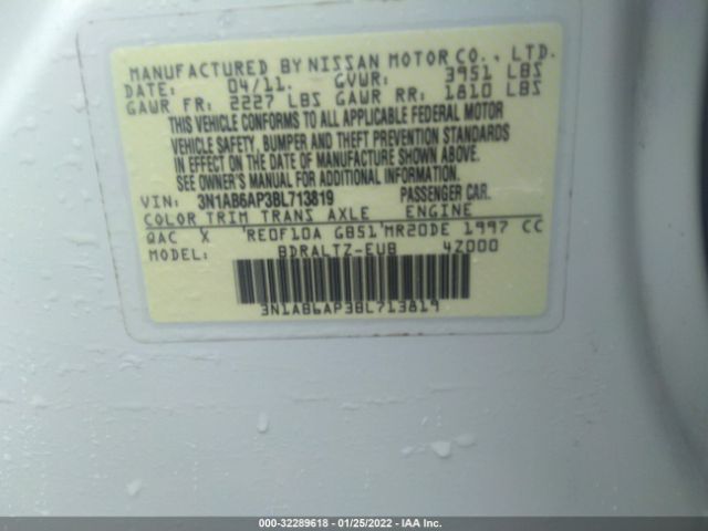 Photo 8 VIN: 3N1AB6AP3BL713819 - NISSAN SENTRA 