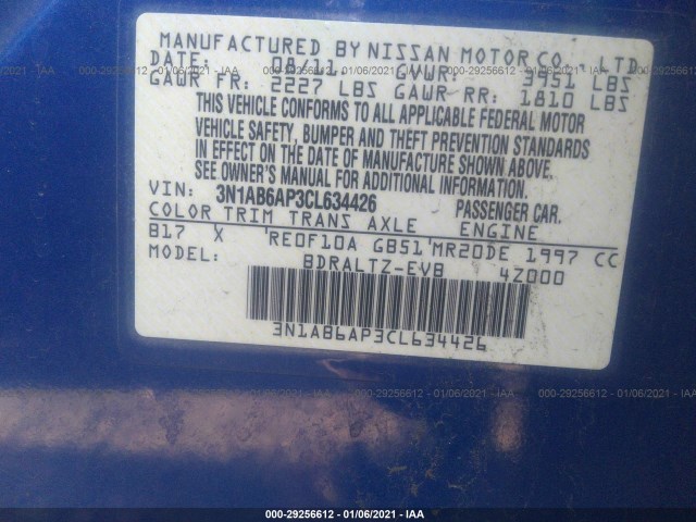 Photo 8 VIN: 3N1AB6AP3CL634426 - NISSAN SENTRA 