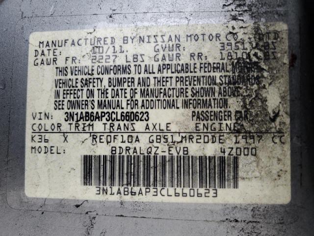 Photo 11 VIN: 3N1AB6AP3CL660623 - NISSAN SENTRA 