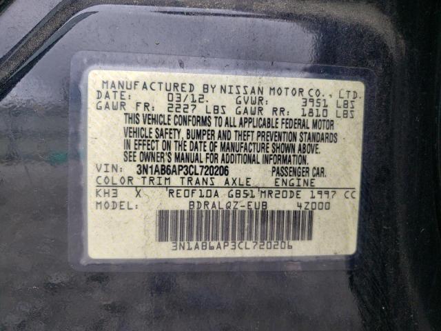 Photo 11 VIN: 3N1AB6AP3CL720206 - NISSAN SENTRA 2.0 