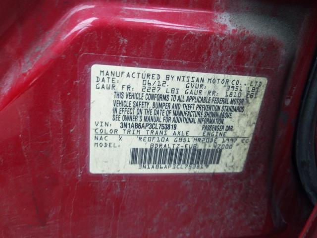 Photo 9 VIN: 3N1AB6AP3CL753819 - NISSAN SENTRA 2.0 