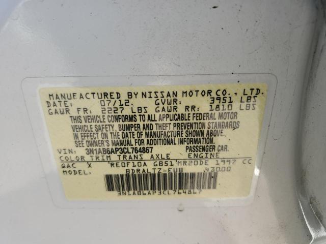 Photo 12 VIN: 3N1AB6AP3CL764867 - NISSAN SENTRA 2.0 