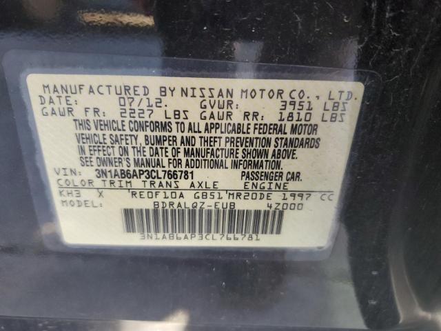 Photo 11 VIN: 3N1AB6AP3CL766781 - NISSAN SENTRA 2.0 