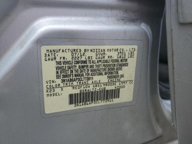 Photo 11 VIN: 3N1AB6AP3CL773911 - NISSAN SENTRA 