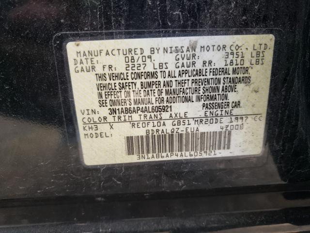 Photo 9 VIN: 3N1AB6AP4AL605921 - NISSAN SENTRA 2.0 