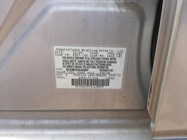 Photo 9 VIN: 3N1AB6AP4AL632097 - NISSAN SENTRA 2.0 