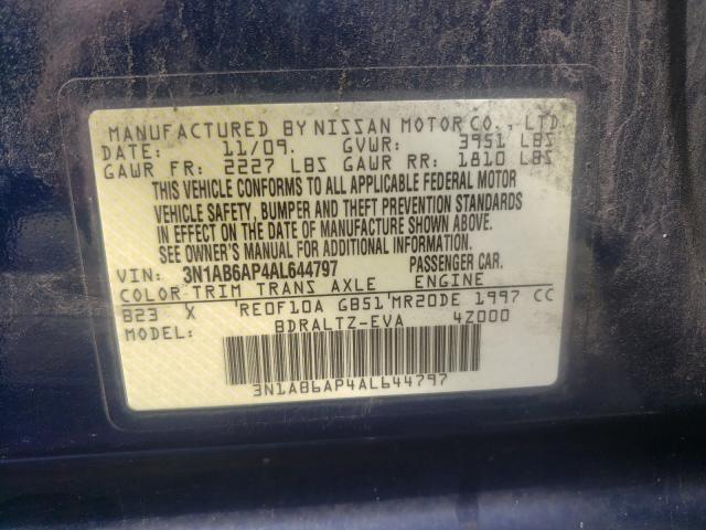 Photo 9 VIN: 3N1AB6AP4AL644797 - NISSAN SENTRA 2.0 