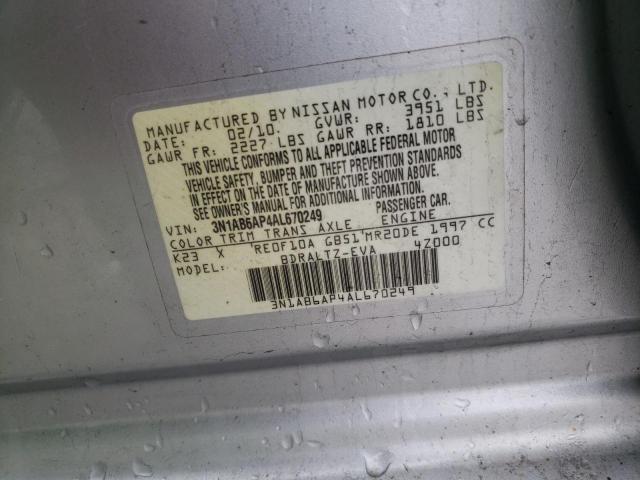 Photo 11 VIN: 3N1AB6AP4AL670249 - NISSAN SENTRA 