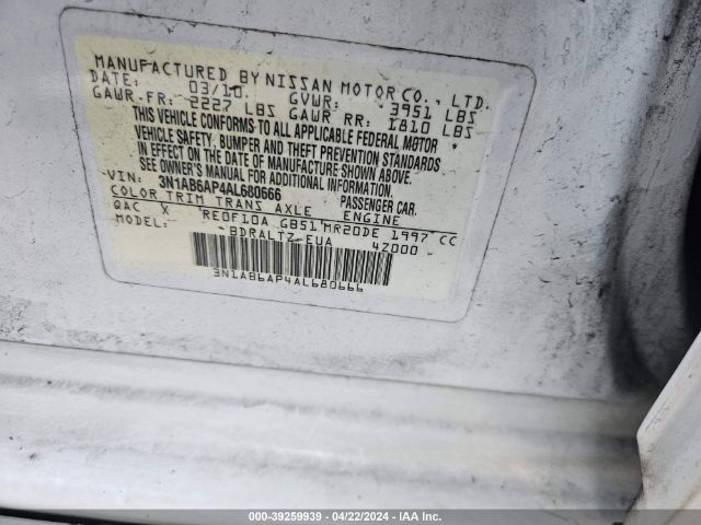 Photo 8 VIN: 3N1AB6AP4AL680666 - NISSAN SENTRA 