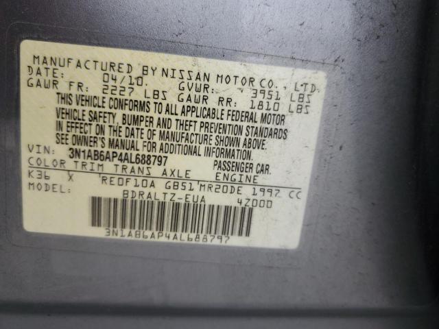 Photo 11 VIN: 3N1AB6AP4AL688797 - NISSAN SENTRA 