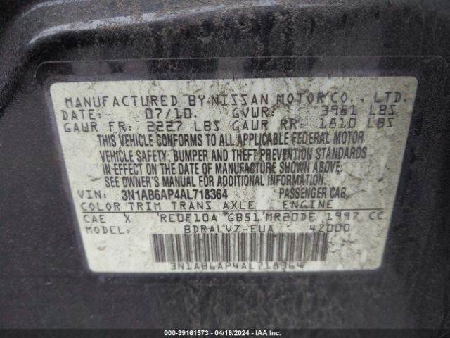 Photo 8 VIN: 3N1AB6AP4AL718364 - NISSAN SENTRA 