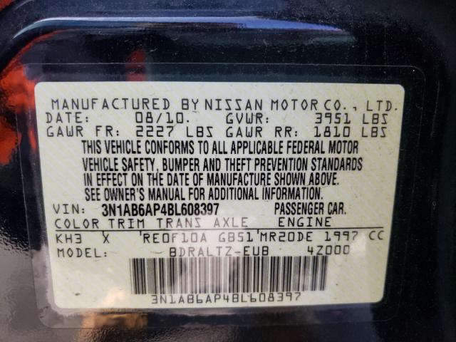 Photo 9 VIN: 3N1AB6AP4BL608397 - NISSAN SENTRA 2.0 