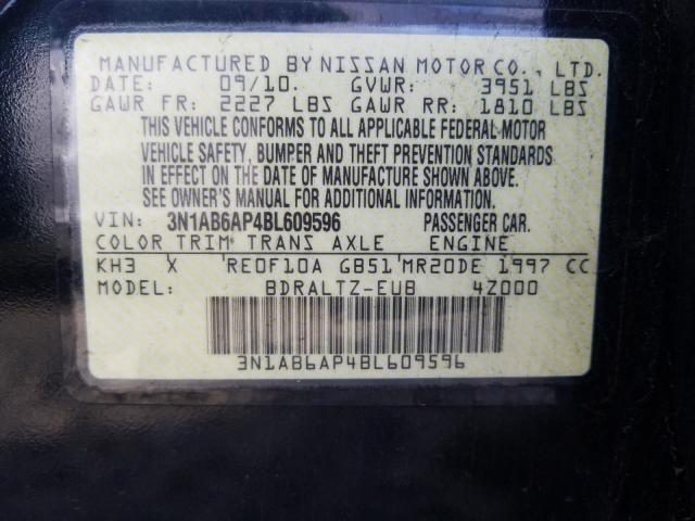 Photo 9 VIN: 3N1AB6AP4BL609596 - NISSAN SENTRA 2.0 