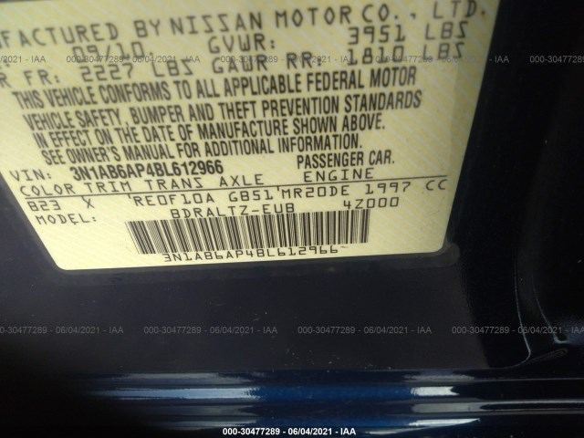 Photo 8 VIN: 3N1AB6AP4BL612966 - NISSAN SENTRA 