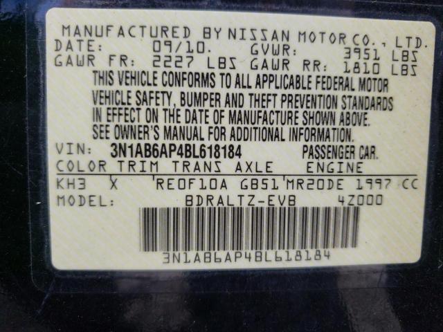 Photo 9 VIN: 3N1AB6AP4BL618184 - NISSAN SENTRA 2.0 