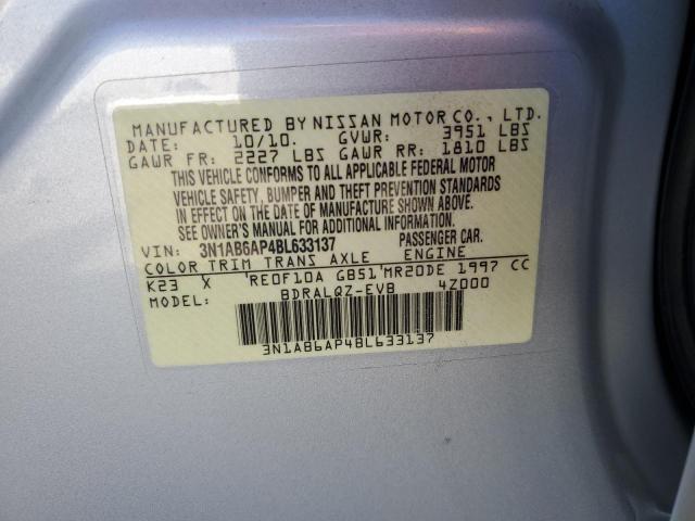 Photo 11 VIN: 3N1AB6AP4BL633137 - NISSAN SENTRA 