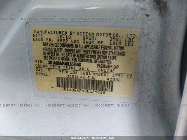 Photo 8 VIN: 3N1AB6AP4BL659558 - NISSAN SENTRA 