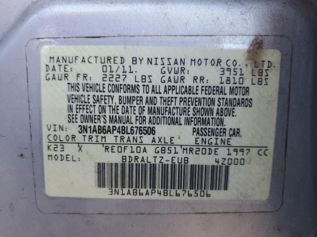 Photo 11 VIN: 3N1AB6AP4BL676506 - NISSAN SENTRA 2.0 