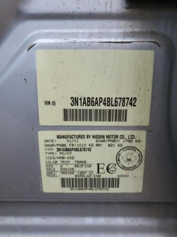 Photo 11 VIN: 3N1AB6AP4BL678742 - NISSAN SENTRA 