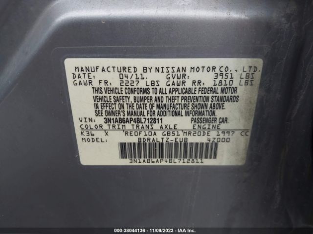 Photo 8 VIN: 3N1AB6AP4BL712811 - NISSAN SENTRA 