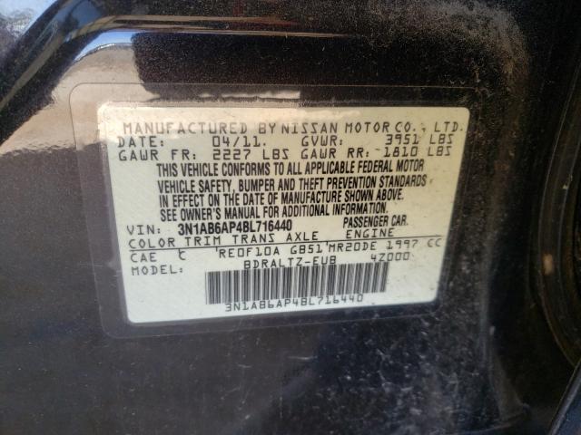 Photo 9 VIN: 3N1AB6AP4BL716440 - NISSAN SENTRA 2.0 