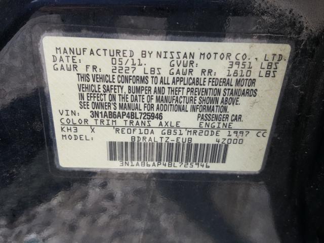 Photo 9 VIN: 3N1AB6AP4BL725946 - NISSAN SENTRA 2.0 