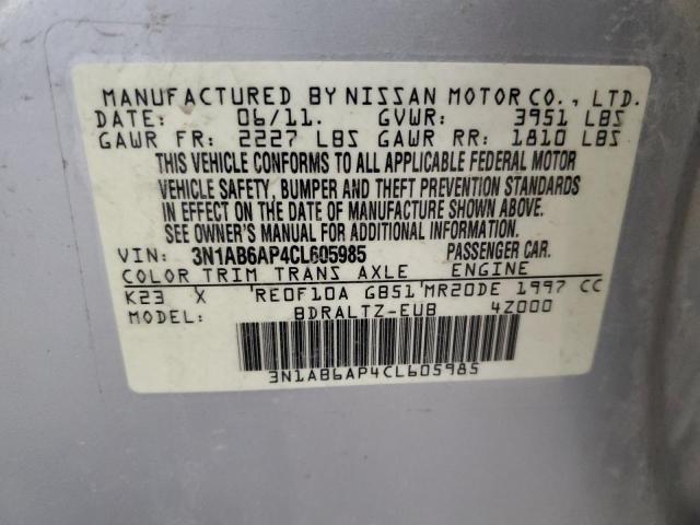 Photo 11 VIN: 3N1AB6AP4CL605985 - NISSAN SENTRA 2.0 