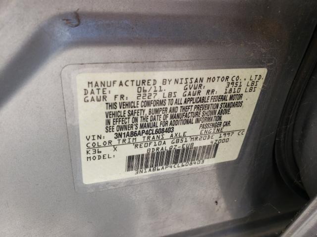 Photo 9 VIN: 3N1AB6AP4CL608403 - NISSAN SENTRA 2.0 