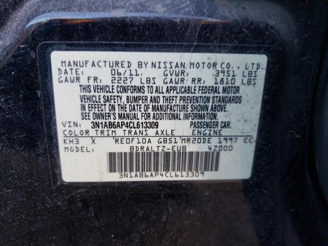 Photo 11 VIN: 3N1AB6AP4CL613309 - NISSAN SENTRA 2.0 