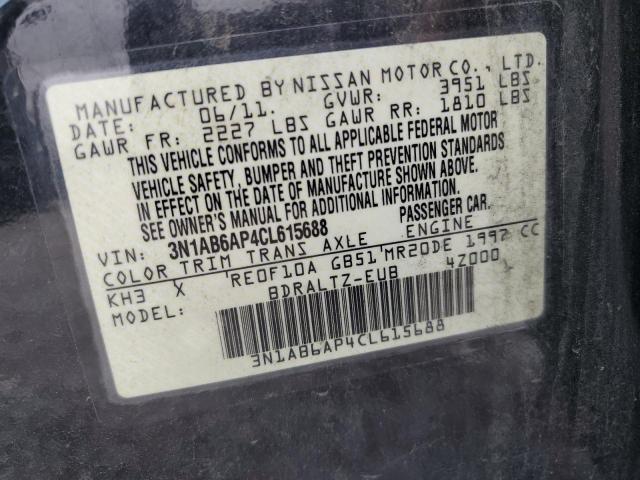 Photo 12 VIN: 3N1AB6AP4CL615688 - NISSAN SENTRA 