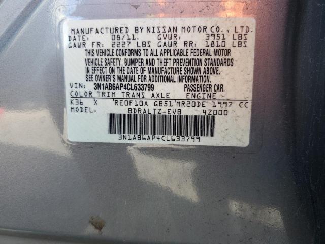 Photo 12 VIN: 3N1AB6AP4CL633799 - NISSAN SENTRA 2.0 