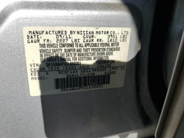 Photo 11 VIN: 3N1AB6AP4CL650201 - NISSAN SENTRA 