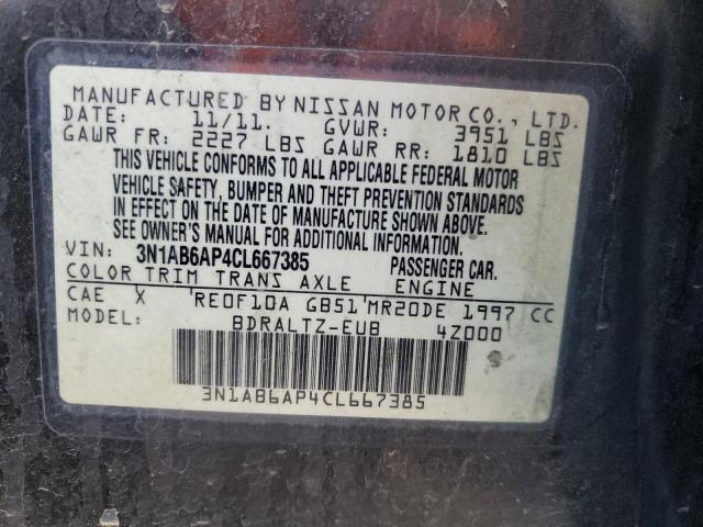 Photo 12 VIN: 3N1AB6AP4CL667385 - NISSAN SENTRA 2.0 