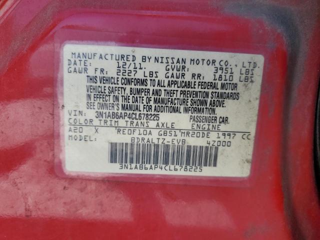 Photo 11 VIN: 3N1AB6AP4CL678225 - NISSAN SENTRA 