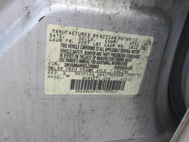 Photo 11 VIN: 3N1AB6AP4CL700563 - NISSAN SENTRA 