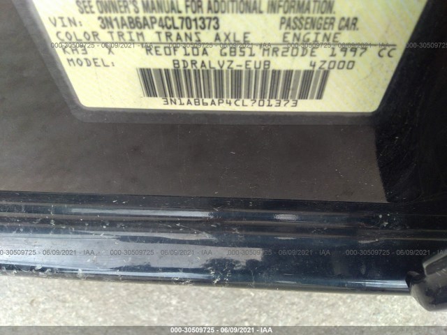 Photo 8 VIN: 3N1AB6AP4CL701373 - NISSAN SENTRA 