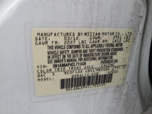 Photo 11 VIN: 3N1AB6AP4CL711434 - NISSAN SENTRA 