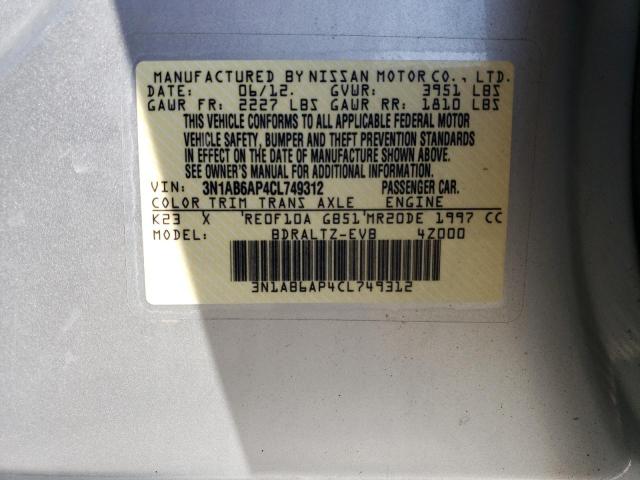 Photo 11 VIN: 3N1AB6AP4CL749312 - NISSAN SENTRA 2.0 