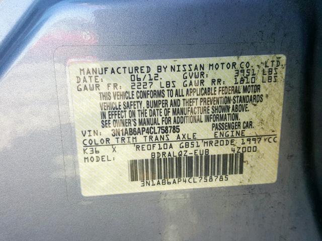 Photo 9 VIN: 3N1AB6AP4CL758785 - NISSAN SENTRA 2.0 