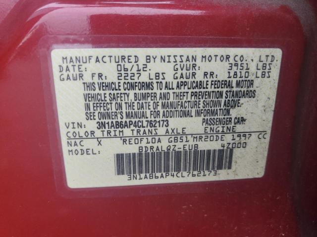 Photo 11 VIN: 3N1AB6AP4CL762173 - NISSAN SENTRA 