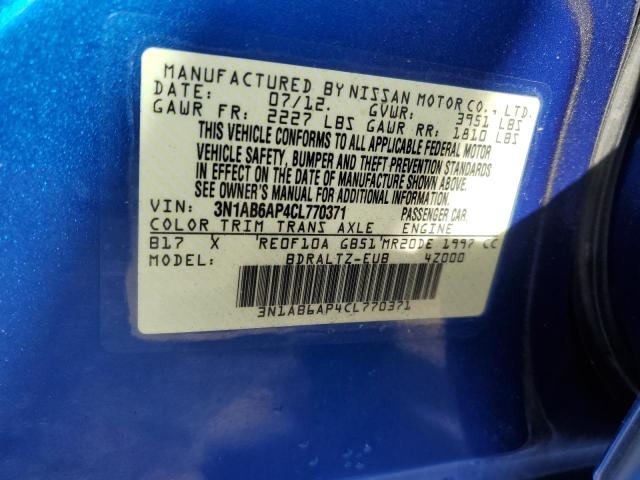 Photo 11 VIN: 3N1AB6AP4CL770371 - NISSAN SENTRA 2.0 