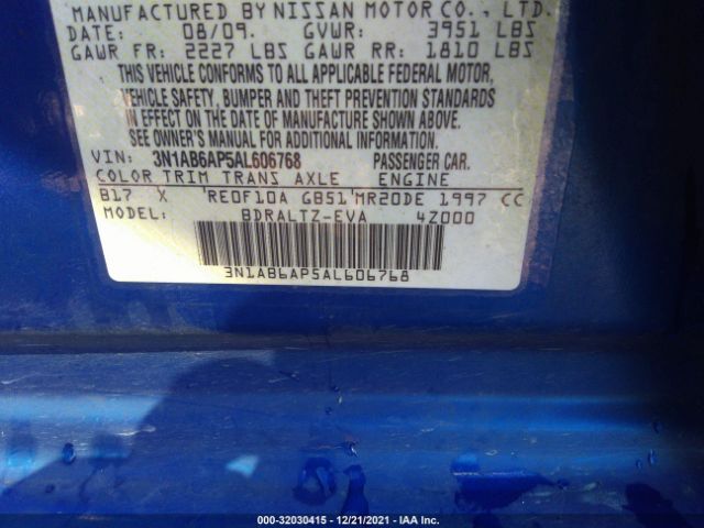 Photo 8 VIN: 3N1AB6AP5AL606768 - NISSAN SENTRA 