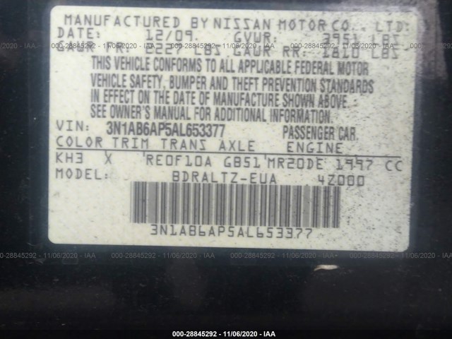 Photo 8 VIN: 3N1AB6AP5AL653377 - NISSAN SENTRA 