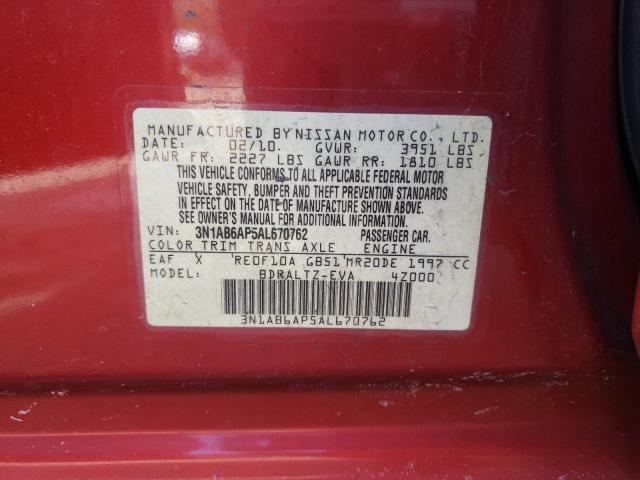 Photo 9 VIN: 3N1AB6AP5AL670762 - NISSAN SENTRA 2.0 